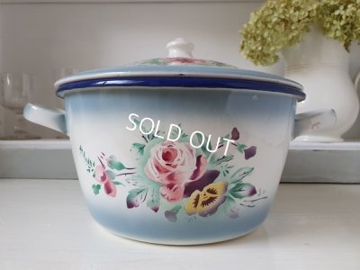 画像5: Japyローズとパンジ柄キャセロール