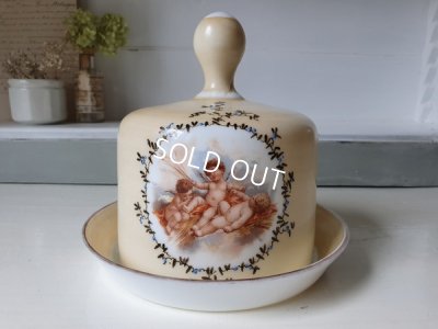 画像5: オパリンガラスエンジェル柄チーズドーム