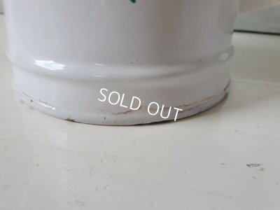 画像12: アンティーク花柄ホーローポット