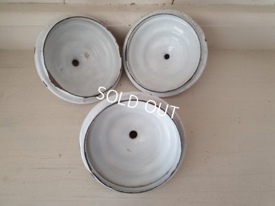 画像11: アンティークホーロー白キャニスター