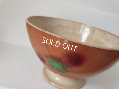 画像10: Pexonneローズと蝶々柄カフェオレボウル