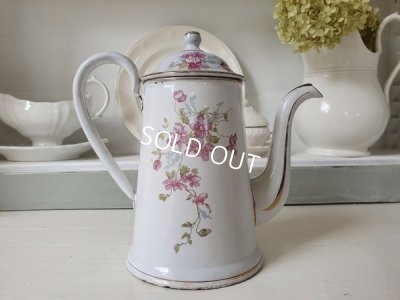 画像12: BW花柄コーヒーポット