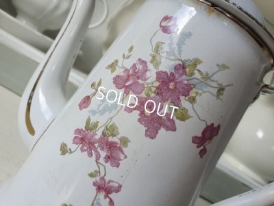 画像14: BW花柄コーヒーポット