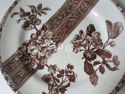 画像2: エミール・ブルジョワ花とレース柄プレート