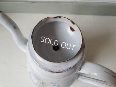 画像11: アンティークパンジー柄コーヒーポット