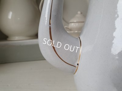 画像14: アンティークパンジー柄コーヒーポット