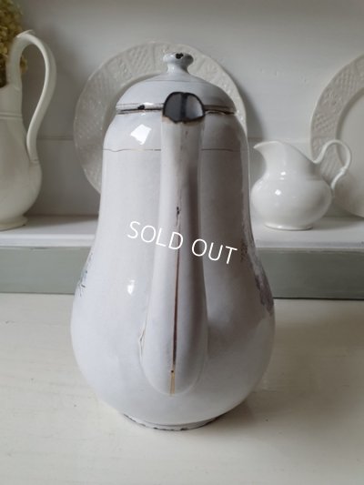 画像5: アンティークパンジー柄コーヒーポット