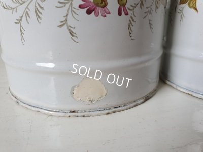 画像15: エトワール社花柄キャニスターセット