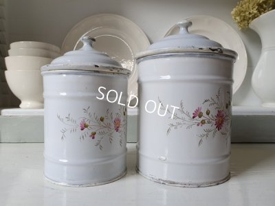 画像6: エトワール社花柄キャニスターセット