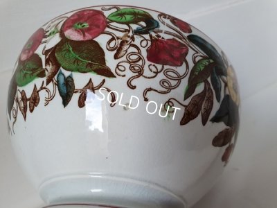 画像12: VIEILLARD BORDEAUXパンジー柄カフェオレボウル