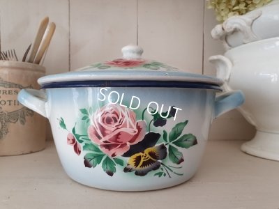 画像3: Japyローズとパンジー柄キャセロール