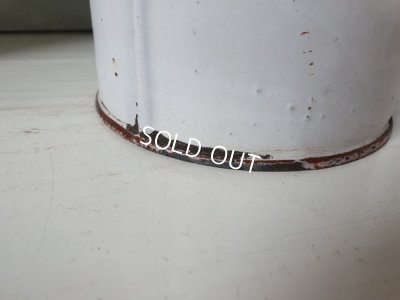 画像13: アンティークホーロー手描きキャニスター2P