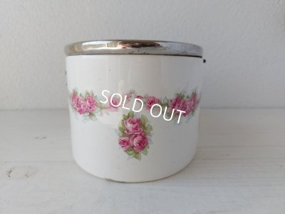 画像7: 陶器製ローズガーランド柄クッキーケース