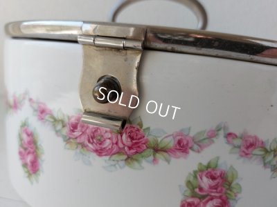 画像10: 陶器製ローズガーランド柄クッキーケース