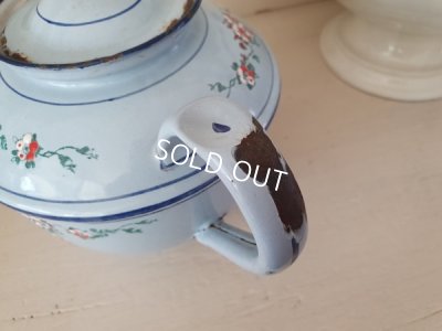 画像8: アンティークホーローティーポット