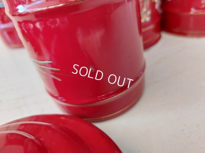 画像13: エトワール社すみれ柄キャニスター6P