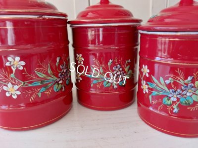 画像3: エトワール社すみれ柄キャニスター6P