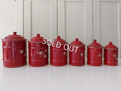 画像15: エトワール社すみれ柄キャニスター6P