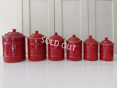 画像16: エトワール社すみれ柄キャニスター6P