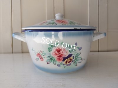 画像2: Japyローズとパンジー柄キャセロール