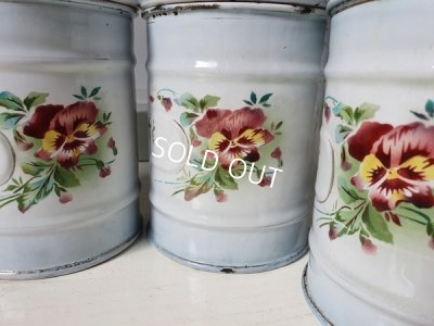 画像6:  Japyパンジー柄キャニスター