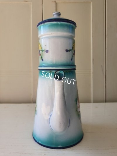 画像5:  Japyローズとパンジー柄コーヒーポット