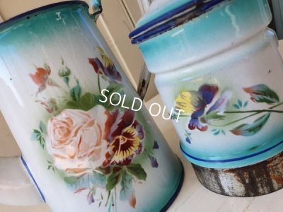 画像7:  Japyローズとパンジー柄コーヒーポット