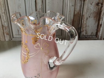 画像10: アンティークガラス製ジャグ&グラス