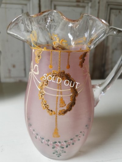 画像5: アンティークガラス製ジャグ&グラス