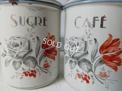 画像6: Japyローズ柄キャニスター