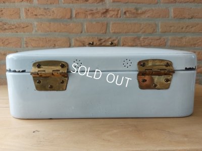 画像4: アンティークホーローローズ柄ブレッドボックス