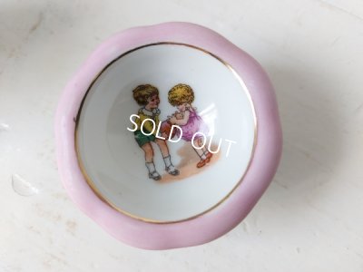 画像7: リモージュ窯チャイルドエッグスタンドセット