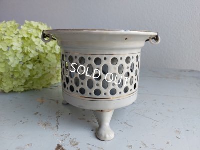 画像4: アンティーク白ホーローウォーマー