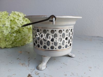 画像13: アンティーク白ホーローウォーマー