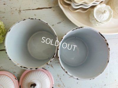 画像8: アンティークピンクグラデーションキャニスター2P