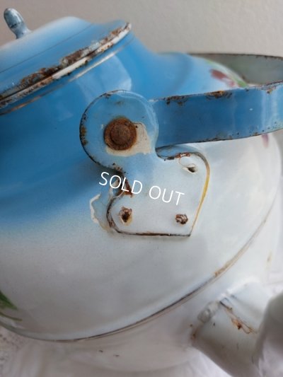 画像10: Japyホーローパンジー柄ケトル