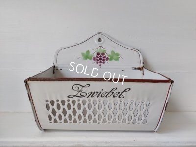 画像3: アンティークホーローオニオンラック