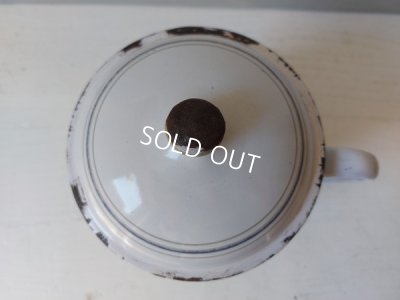 画像7: アンティーク持ち手付ホーローキャニスター