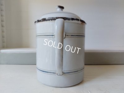 画像5: アンティーク持ち手付ホーローキャニスター