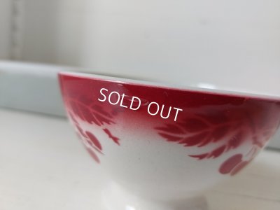 画像12: リュネヴィルさくらんぼ柄カフェオレボウル