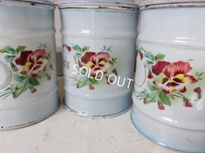 画像2: Japyパンジー柄キャニスター