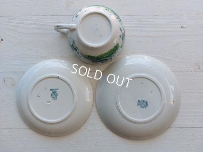 画像3: アンティークサルグミンヌカップ＆ソーサートリオ