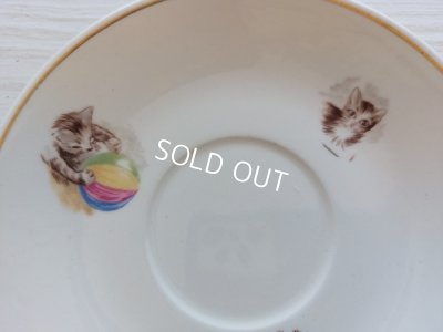 画像13: マーストリクト窯猫柄カップ＆ソーサーセット