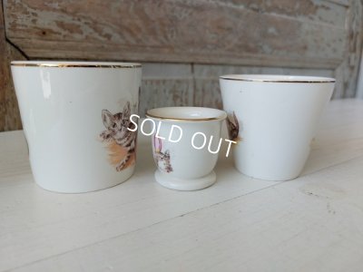 画像7: マーストリクト窯猫柄カップ＆ソーサーセット