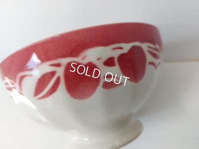 画像2: MOULIN DES LOUPS HAMAGEさくらんぼ柄カフェオレボウル