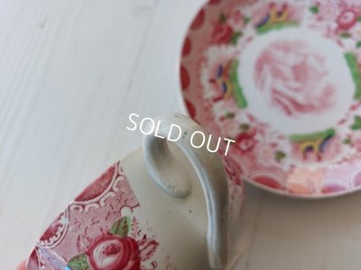 画像8: アンティークサルグミンヌカップ＆ソーサートリオ