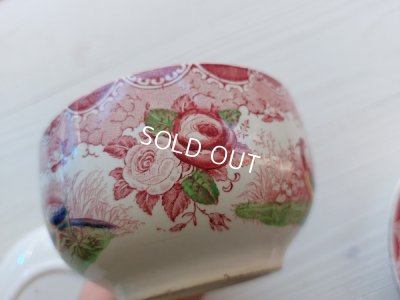 画像5: アンティークサルグミンヌカップ＆ソーサートリオ