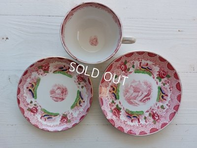 画像2: アンティークサルグミンヌカップ＆ソーサートリオ