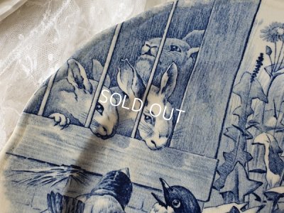 画像4: テールドフェールうさぎと小鳥柄コンポート