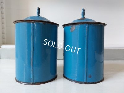 画像11: アンティーク手描きローズ柄キャニスター